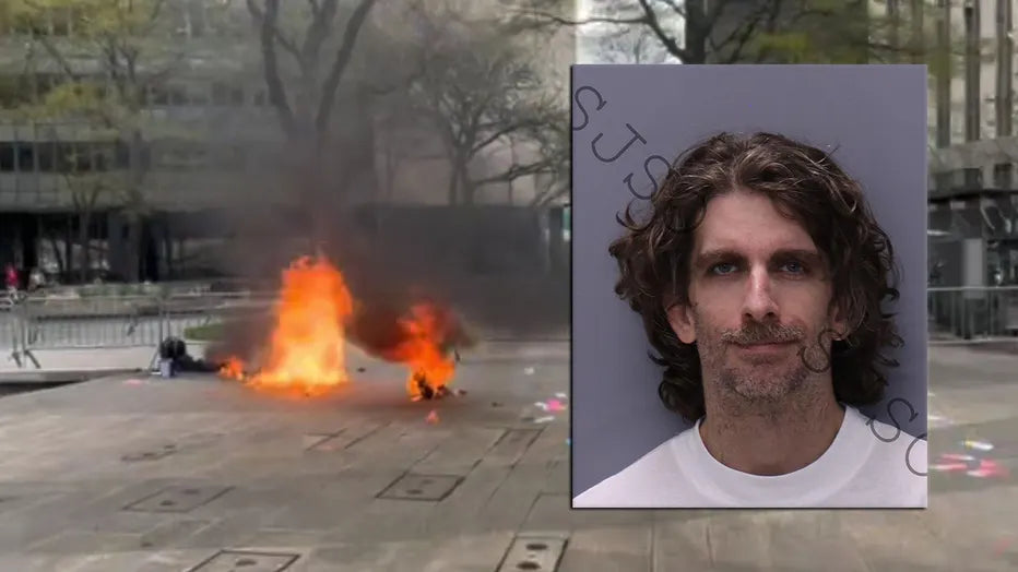 Man Sets Fire to Himself Near NYC Courthouse During Trump Trial Jury Selection