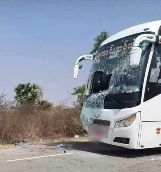 Anti-Junta Forces Attack Passenger Bus in Myanmar, Killing Three, Including Mother and Child