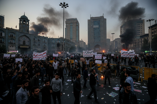 Nationwide Protests Over Economic Crisis Intensify; Regime Imposes Internet Blackout and Vows Crackdown